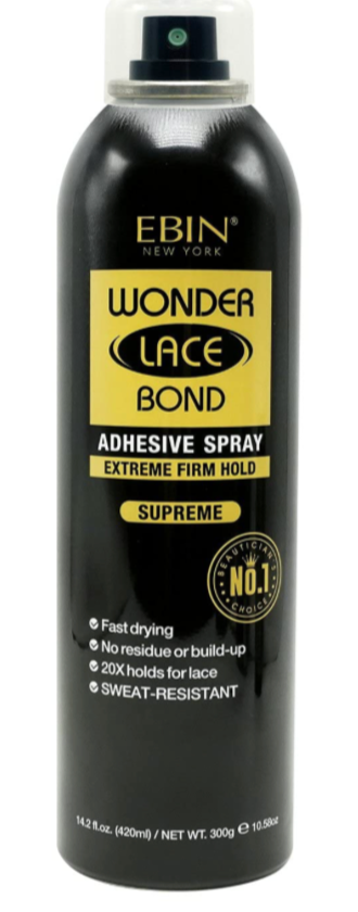 Ebin Wonder Lace Bond Adhesive Spray Exreme Firm Hold